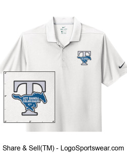 NOT required Spirit Gear "JET Band and Color Guard" embroidered Dry-Fit Nike Polo Design Zoom